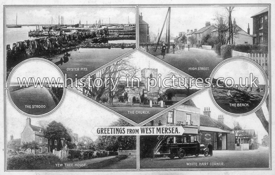 Greetings From West Mersea, Essex. c.1917